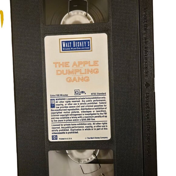 Walt Disneys The Apple Dumpling Gang VHS Movie Don Knotts Tim Conway - Picture 9 of 10